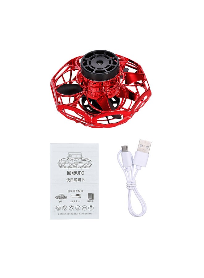 Hand Operated Control Induction 360° Rotating Small Ufo Flying Drone Toy 11*5.8*9.8cm - Image 3
